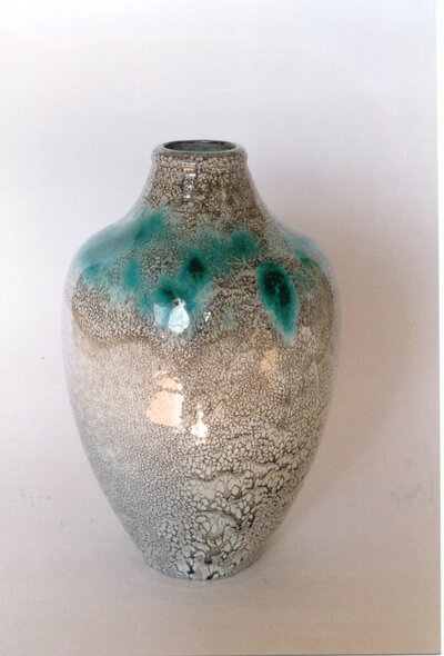 Otto Meier, Vase, um 1930, H 22,5 cm, Keramik