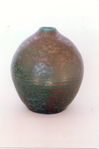 Otto Meier, Vase, um 1930, H. 19,8 cm, Keramik