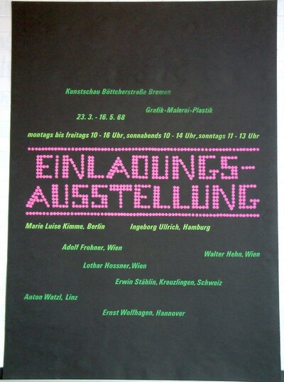P 1968-3 Einladungsausstellung (Atelier Haase und Knels)