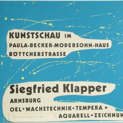 P 1960-6 Siegfried Klapper