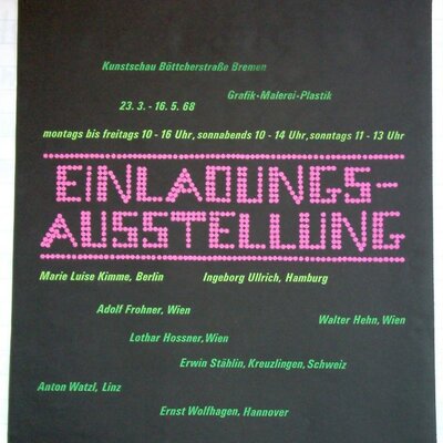 P 1968-3 Einladungsausstellung (Atelier Haase und Knels)